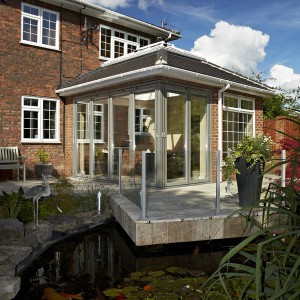 rear extension to house